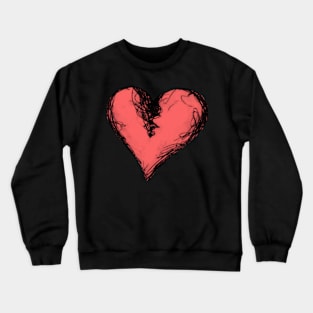 Wounded Heart Crewneck Sweatshirt